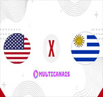 Assistir Estados Unidos X Uruguai ao vivo online 01/07/2024 grátis